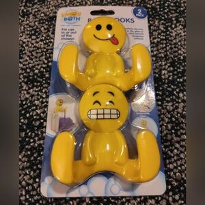 NWT! Emoji Bath Bath Tub Hooks (2pk)